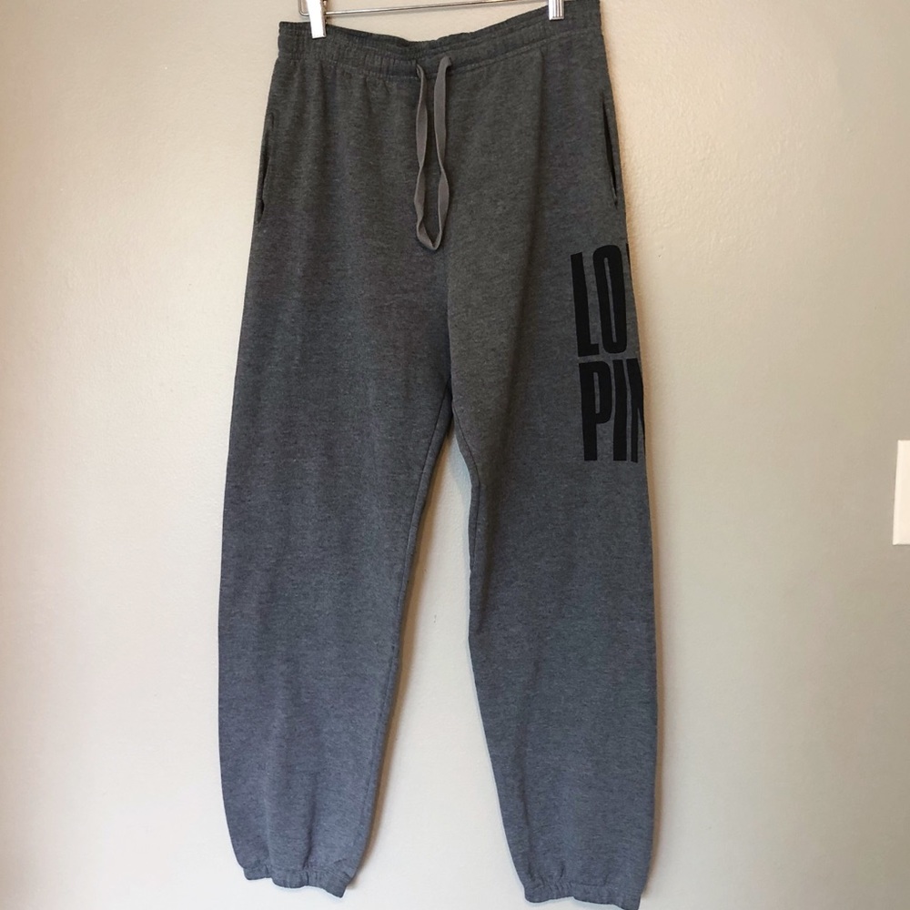 PINK Victoria’s Secret Grey Sweatpants Small